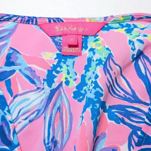 Lilly Pulitzer Cristiana Stretch Dress in Lilac Rose - Picture 12 of 14